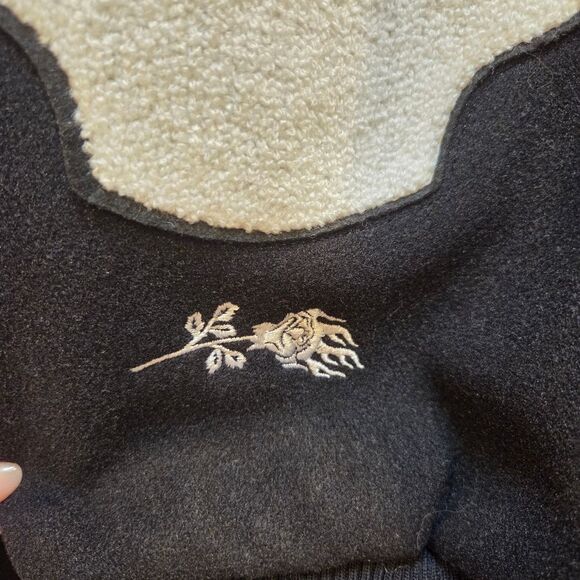 CIVIL REGIME 6 Feet Deep Varsity Jacket Men's Bomber Black Skeleton  L - Picture 5 of 9